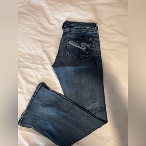 Worn once, size 8, Boot cut, Stetson jeans